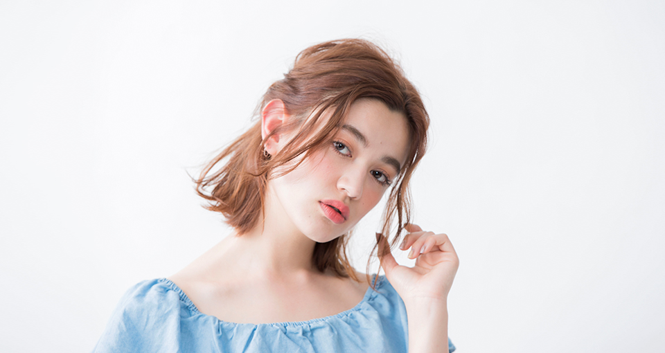 ねじりんぱハーフアップ