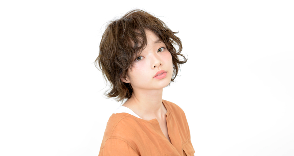 クセ毛風ルーズショート