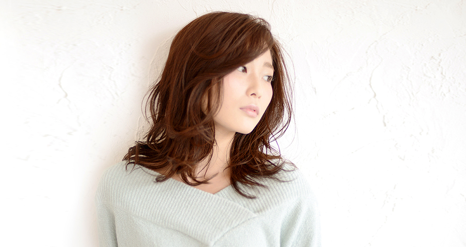 大人の抜け感ロング