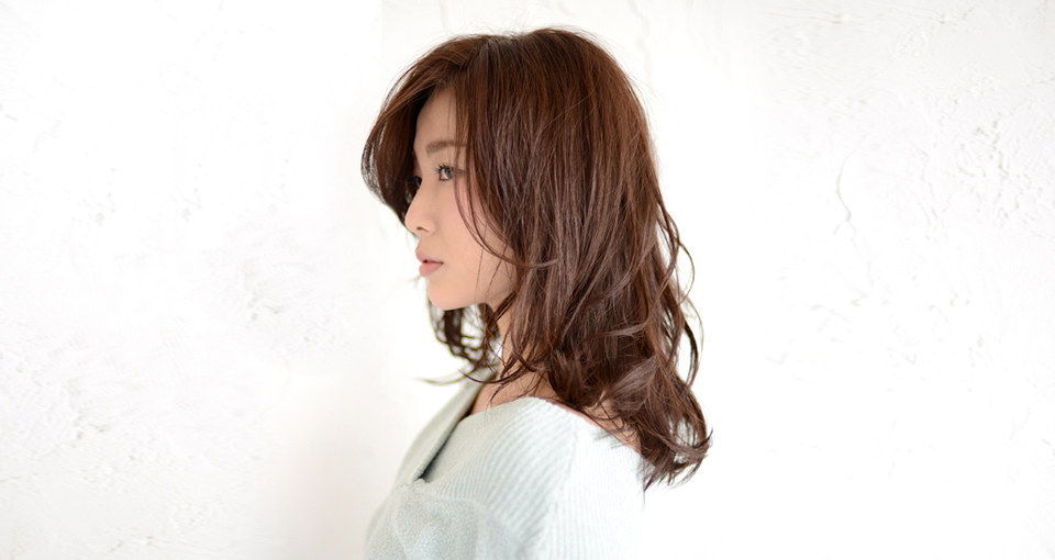 大人の抜け感ロング