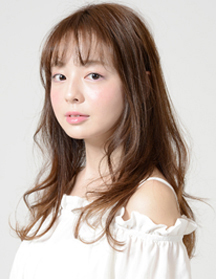 透けバングのセミウエットストレート