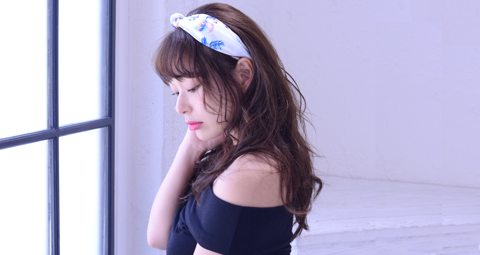 夏でも涼やかなウェットロング
