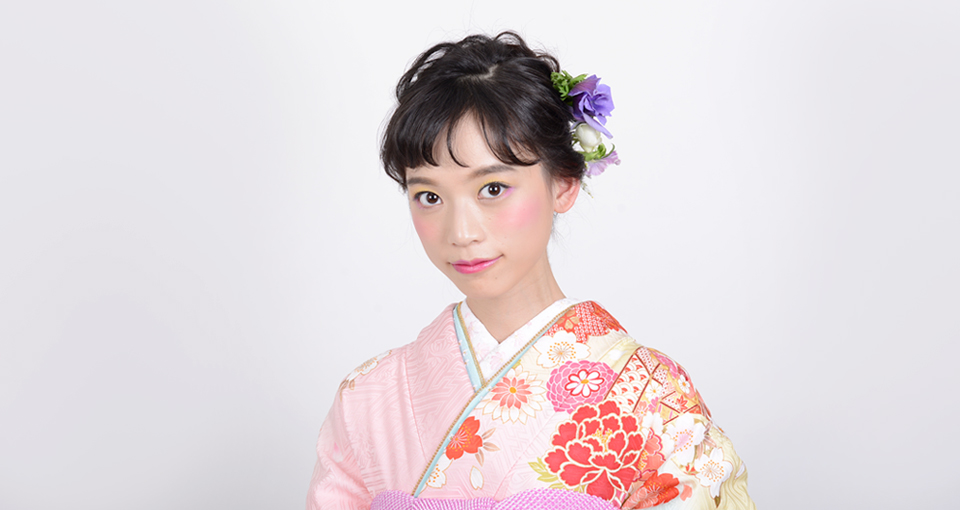【振袖】ローズヘアアレンジ