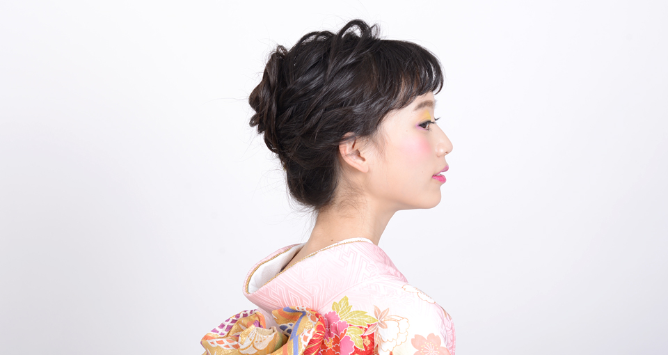 【振袖】ローズヘアアレンジ