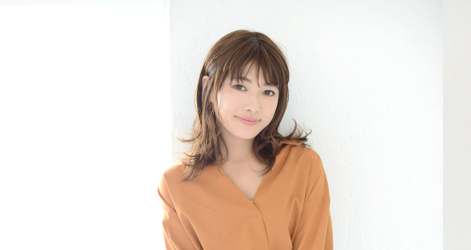 フリンジバングのロングマッシュウルフ