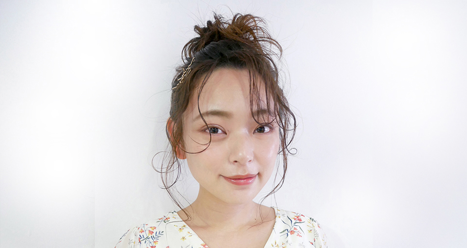 ふんわり可愛いお団子アレンジ