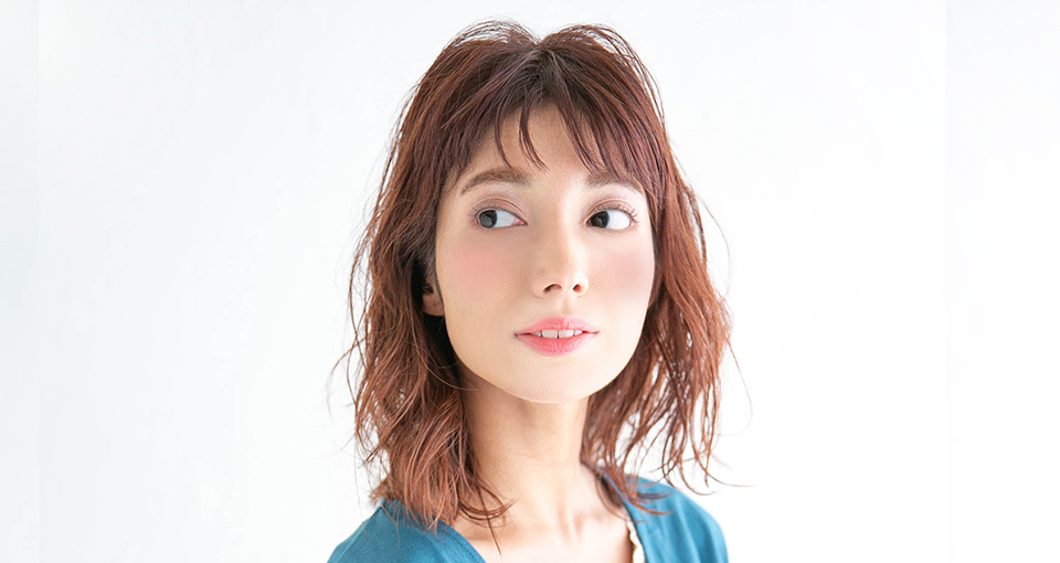 大人可愛いゆるふわパーマスタイル