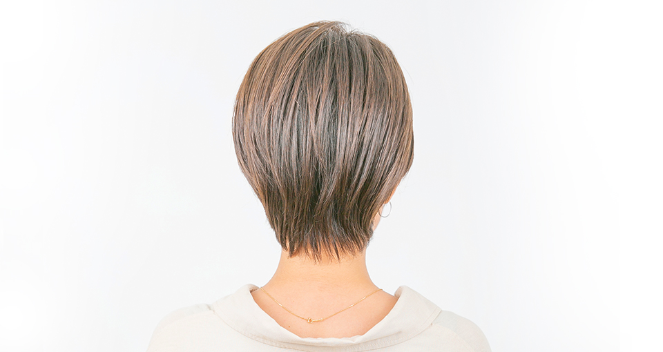 耳掛けハンサムショート