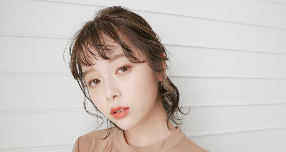大人可愛いハーフアップ