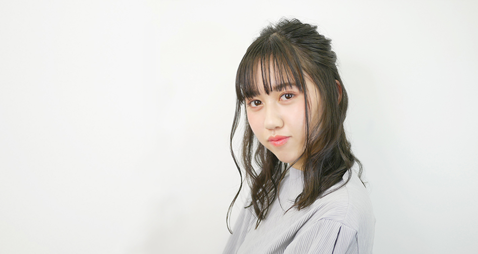 簡単華やかハーフアップ