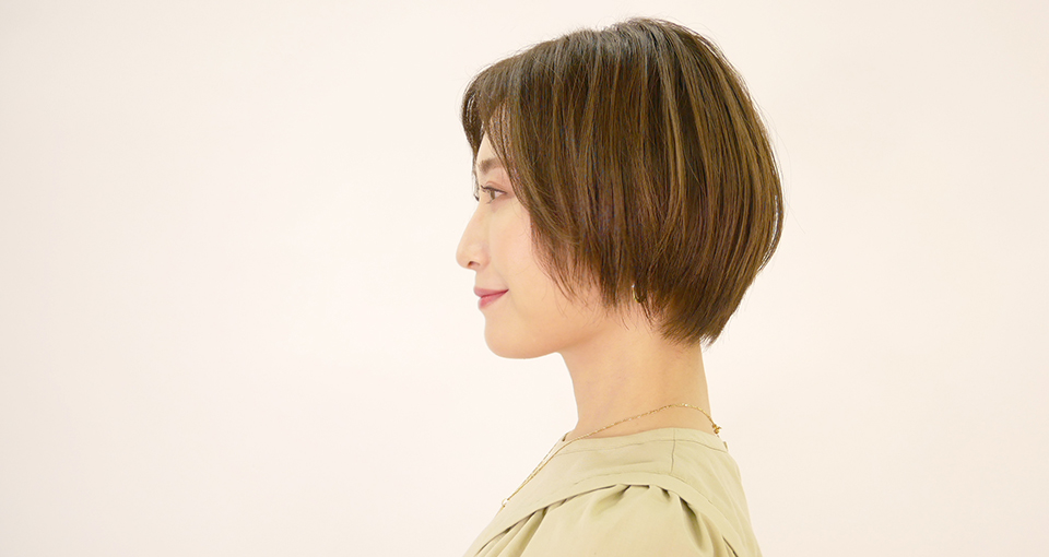 ふんわり美人ミセスショート