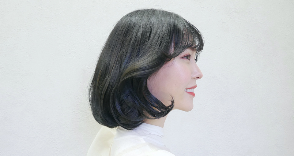 韓国風エギョモリボブ