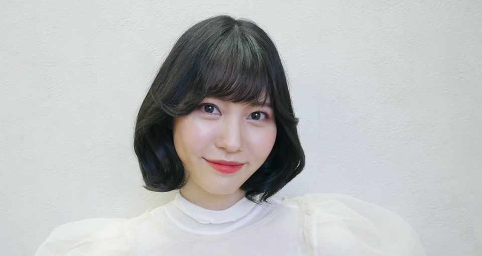 韓国風エギョモリボブ