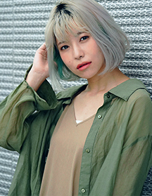 インナーカラー×ワンカールボブ