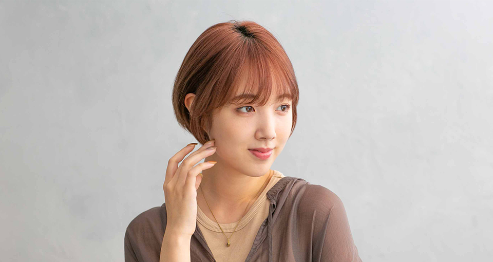 スッキリ丸みショートヘア