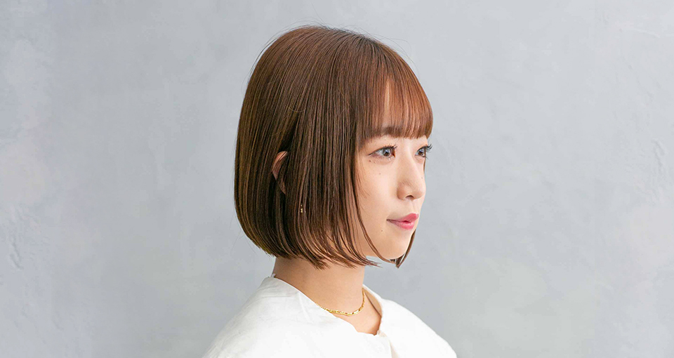 タイトな内巻きボブ