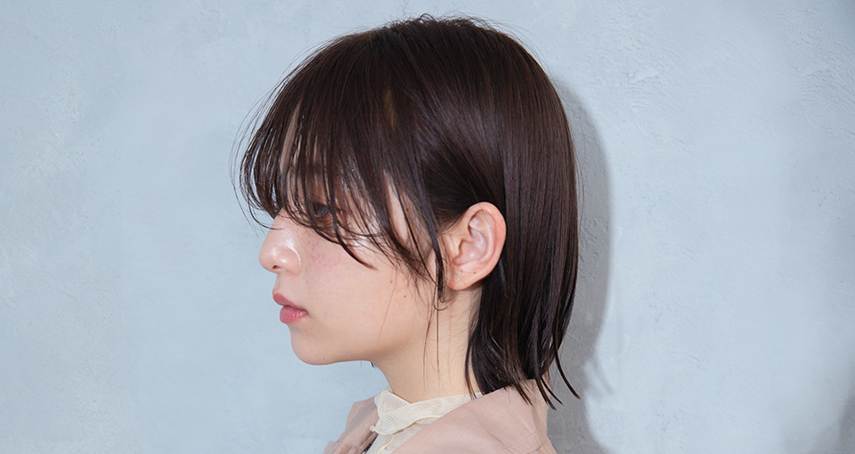 抜け感ボブ×シースルーバング