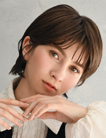 ナチュラルな丸みウルフショート