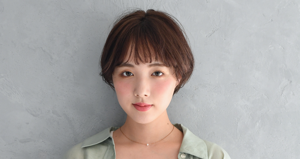抜け感ショートボブ