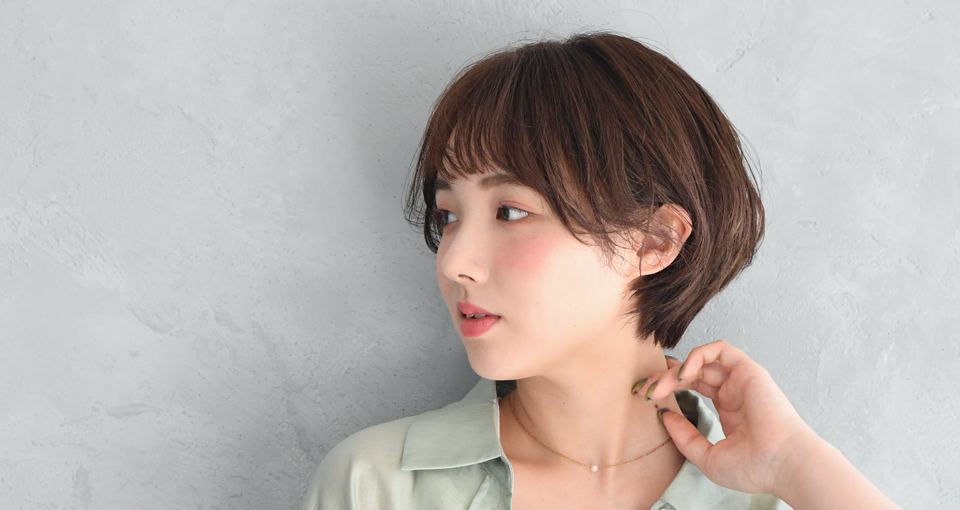 抜け感ショートボブ
