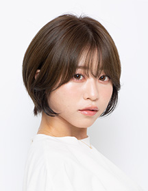 透明感エメラルドショート