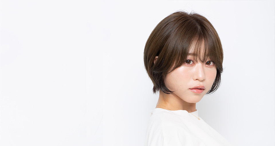 透明感エメラルドショート