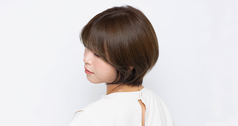 透明感エメラルドショート