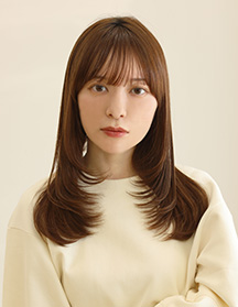レイヤー×内巻きワンカール