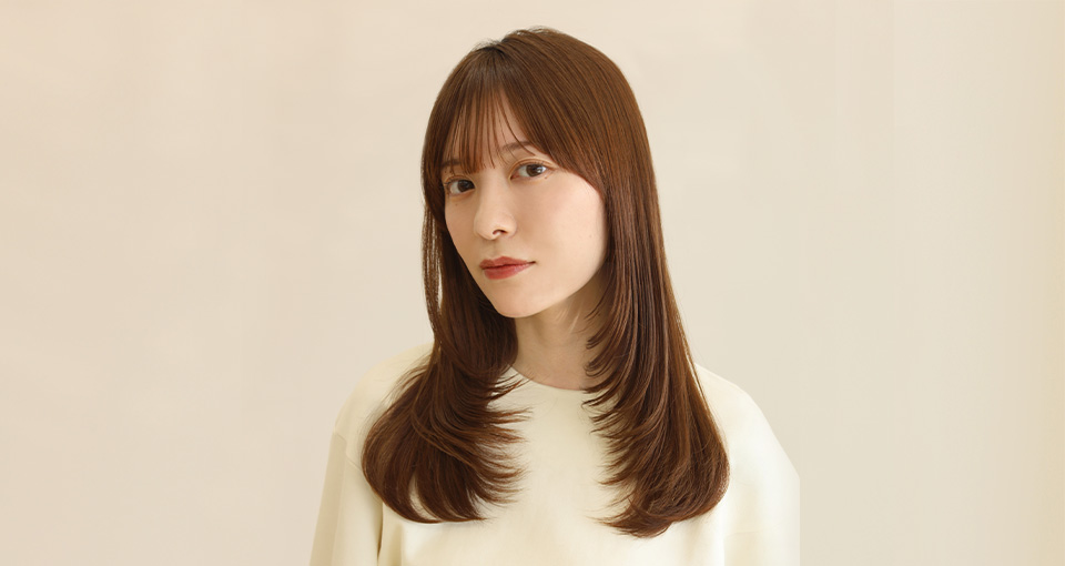 レイヤー×内巻きワンカール