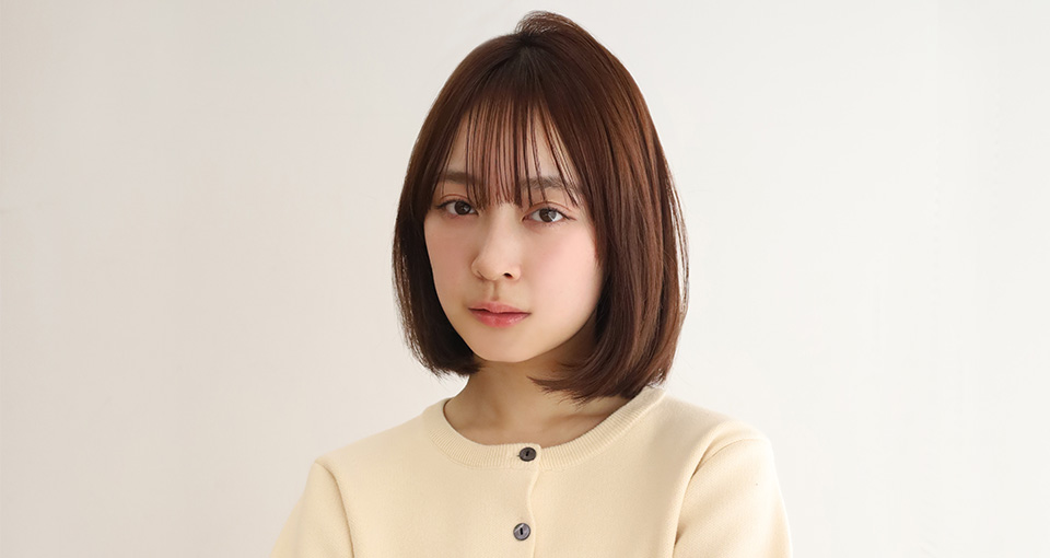 フェミニンワンカールボブ