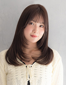 ハイレイヤー×内巻きワンカール