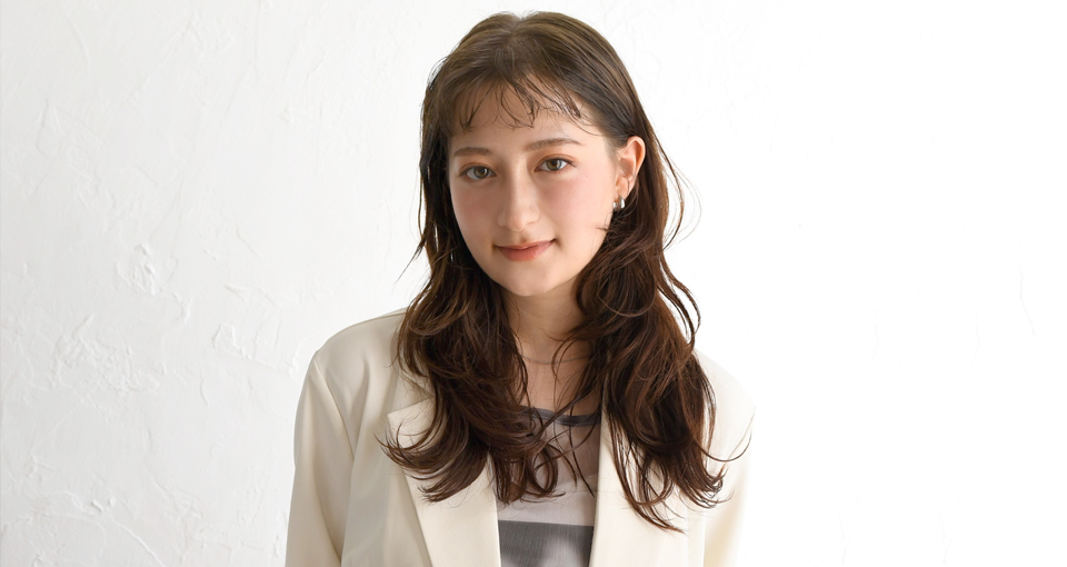 オン眉おしゃれロング
