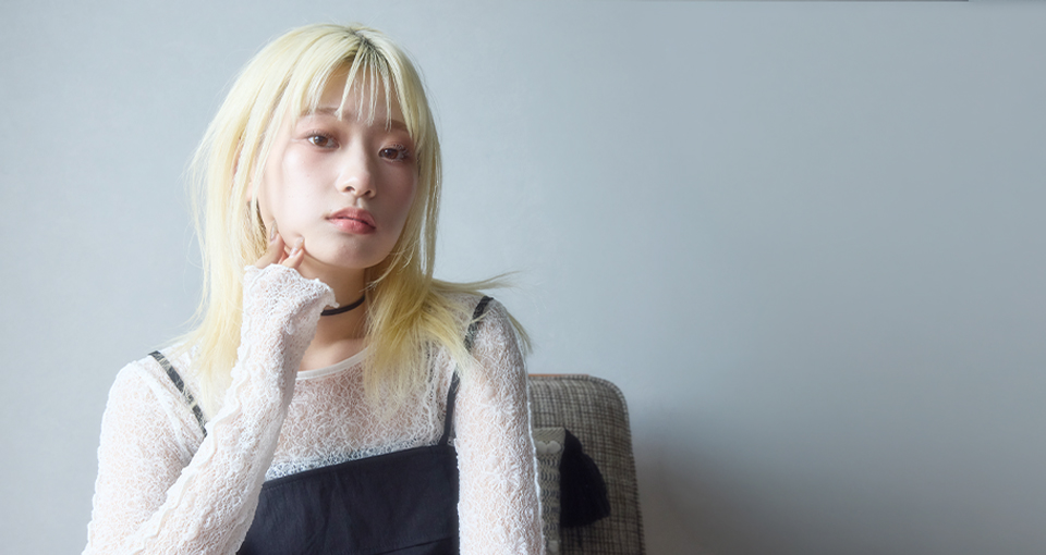 韓国風ハイトーンストレート